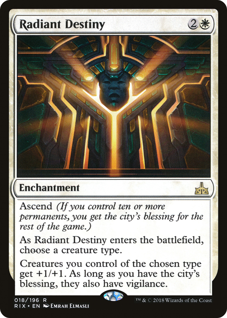 Radiant Destiny (RIX-018) (Foil)