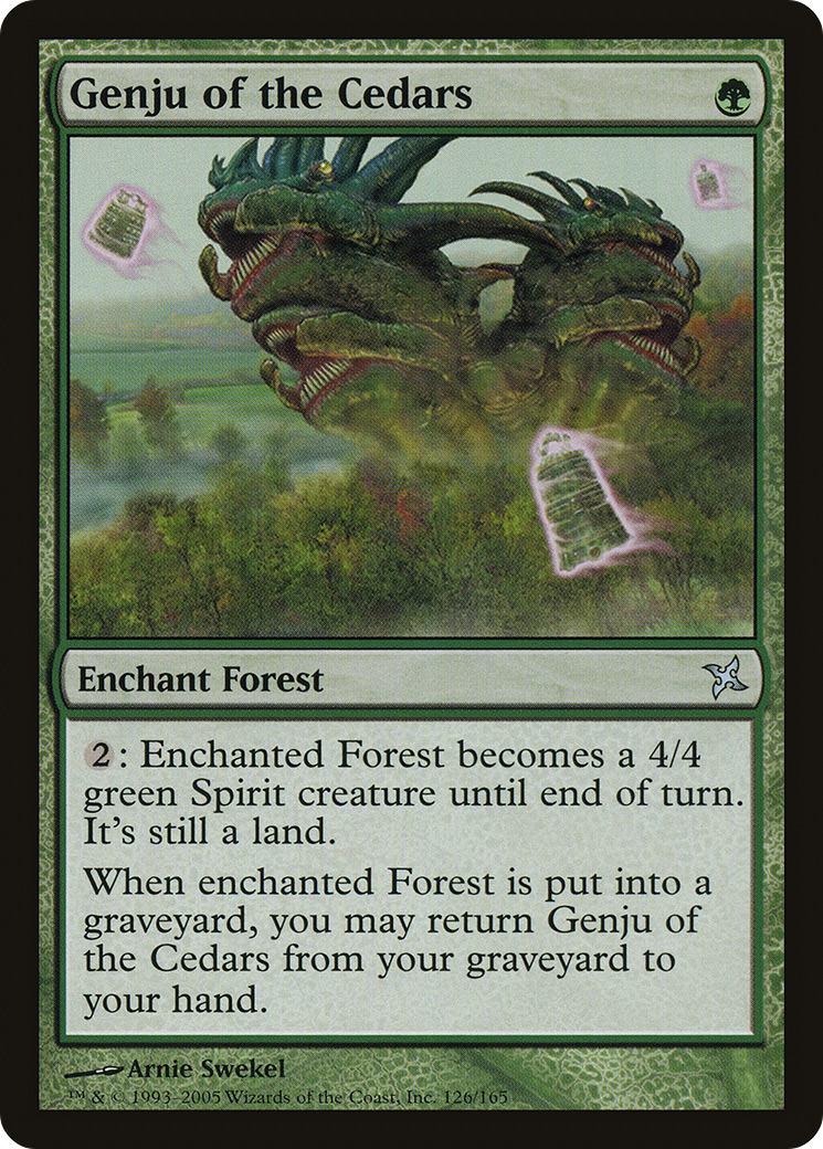 Genju of the Cedars (BOK-126) (Foil)