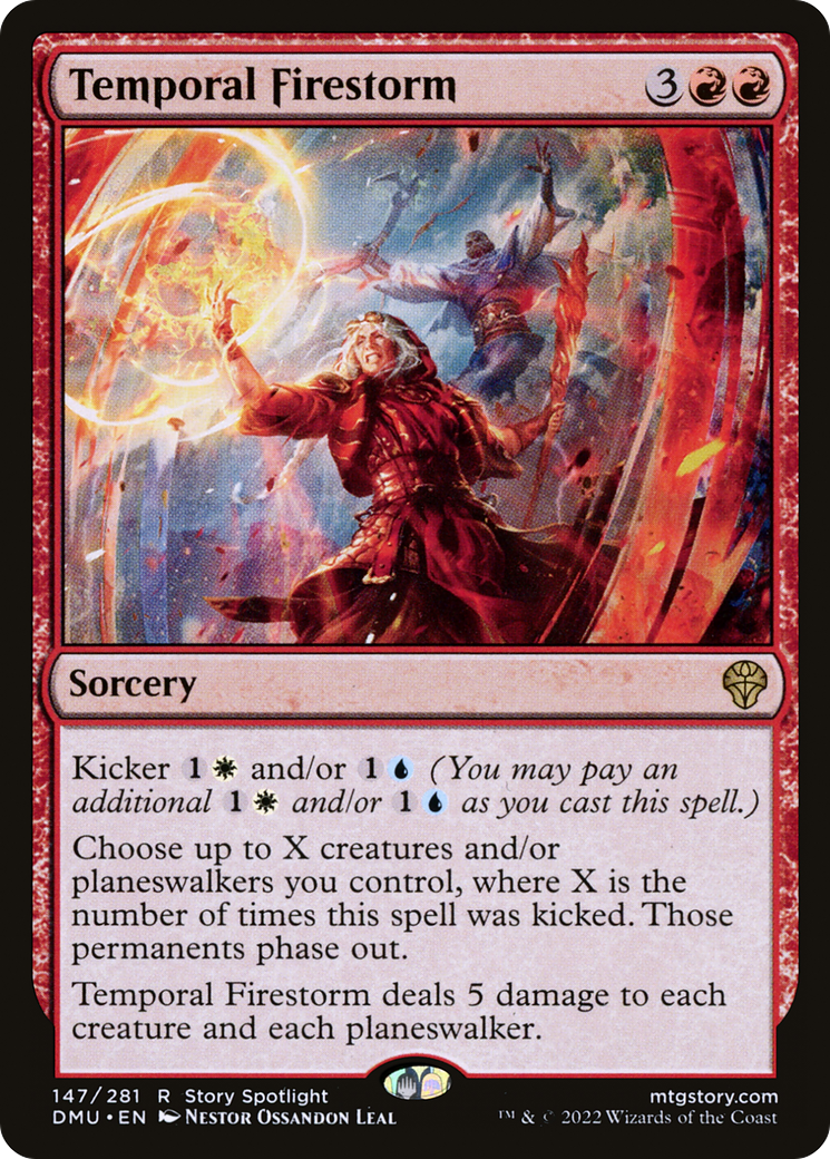 Temporal Firestorm (DMU-147) (Foil)