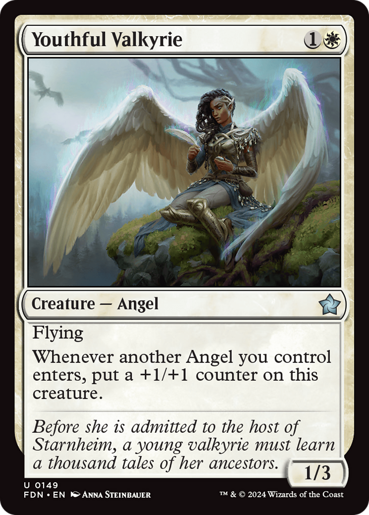 Youthful Valkyrie (FDN-149) (Foil)