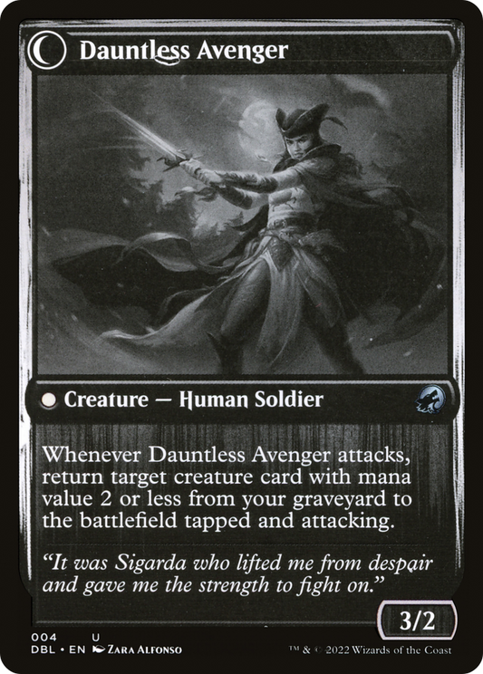 Bereaved Survivor // Dauntless Avenger (DBL-004) (Foil)