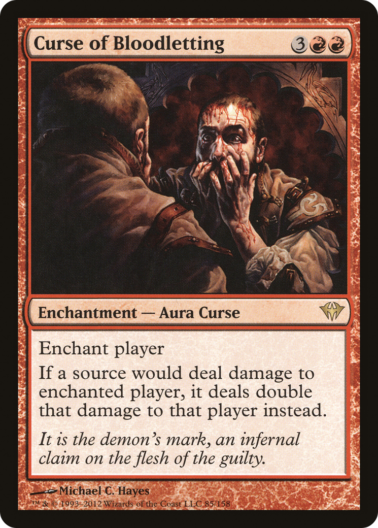 Curse of Bloodletting (DKA-085) (Foil)