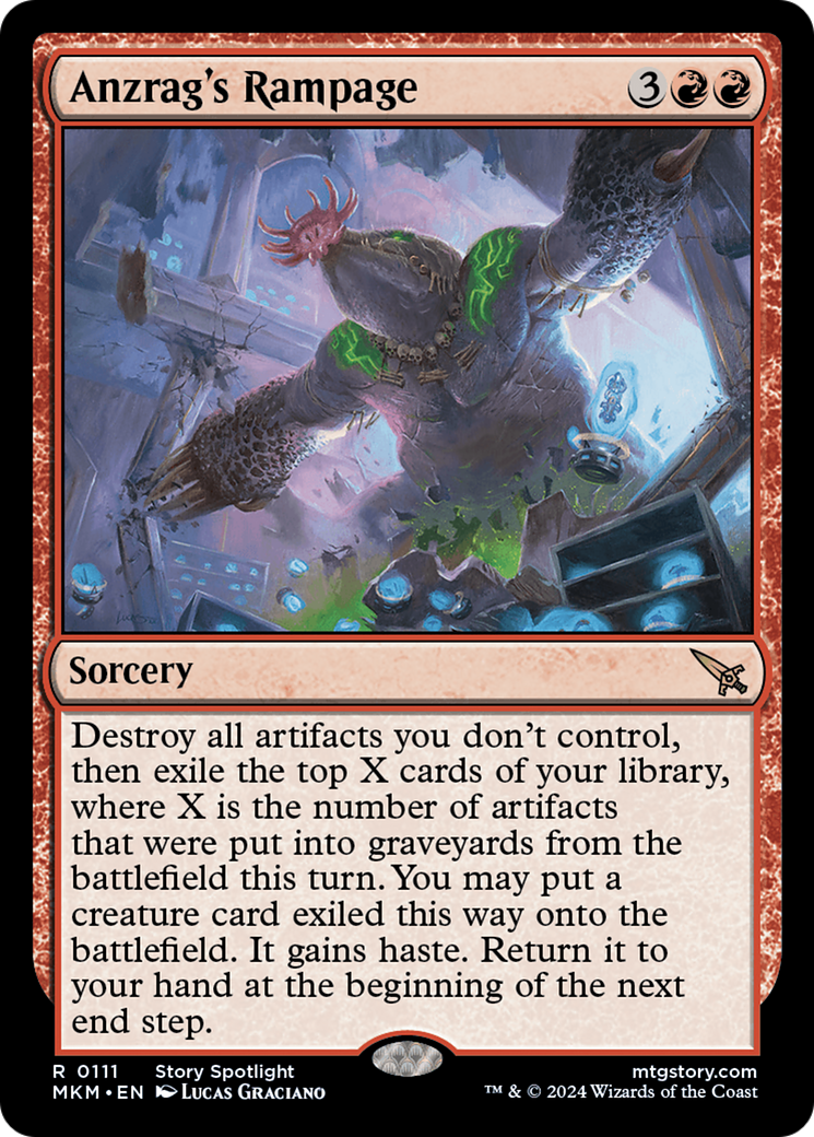 Anzrag's Rampage (MKM-111) (Foil)