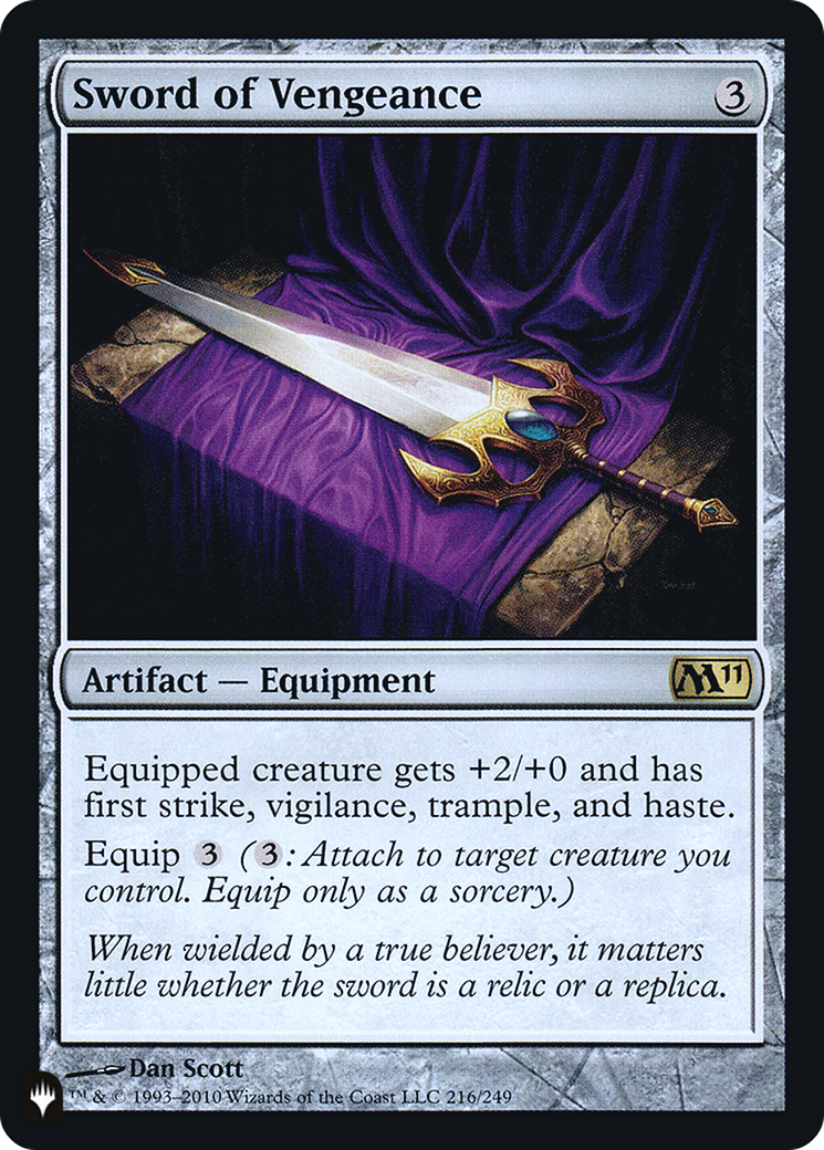 Sword of Vengeance (PLST-M11-216) (Foil)