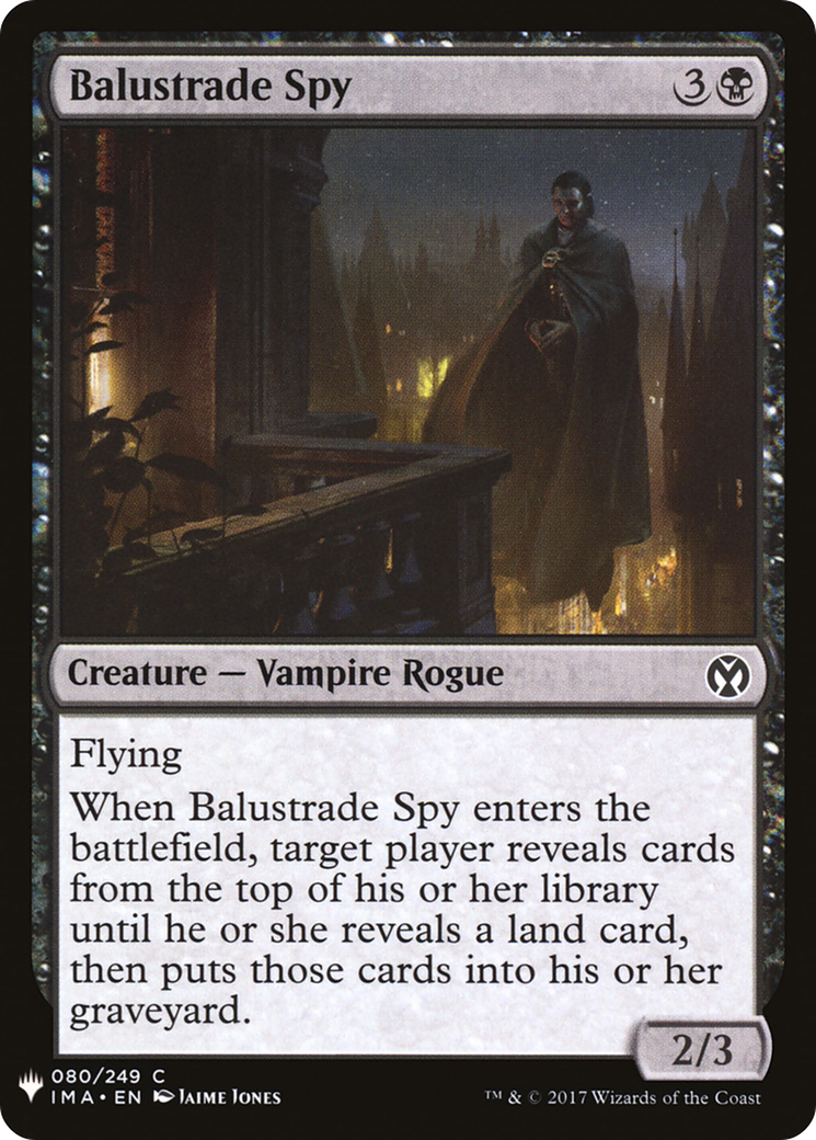 Balustrade Spy (LIST-IMA-80)
