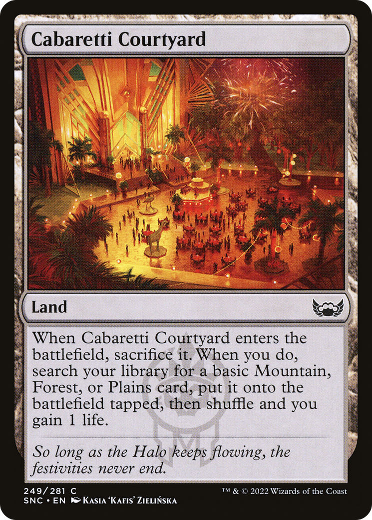 Cabaretti Courtyard (SNC-249) (Foil)