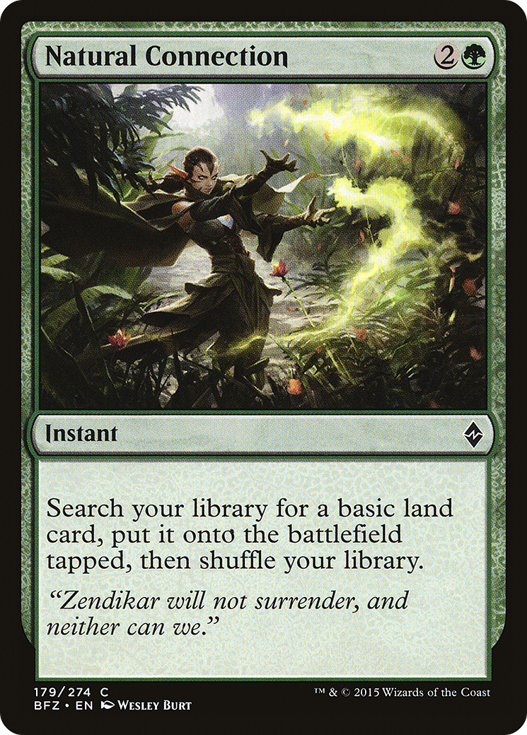 Natural Connection (BFZ-179) (Foil)