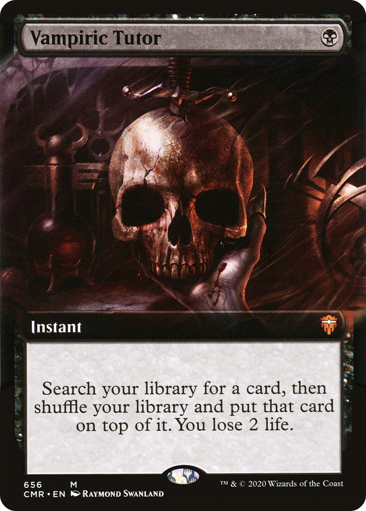 Vampiric Tutor (CMR-656) (Extended Art) (Foil)