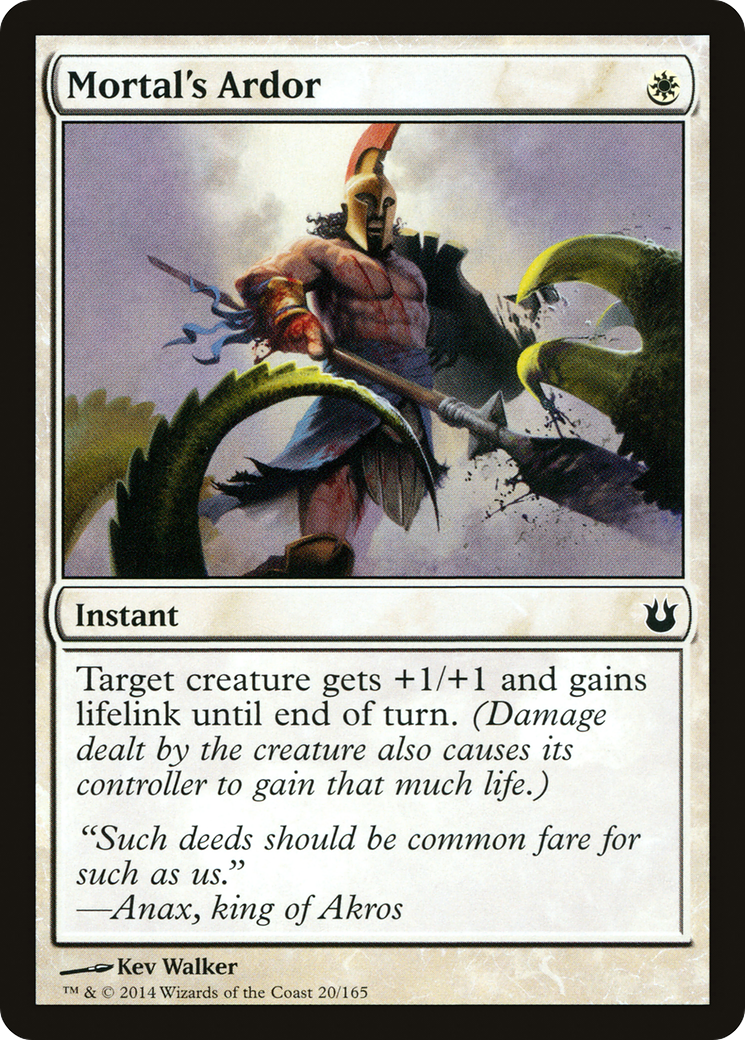 Mortal's Ardor (BNG-020) (Foil)