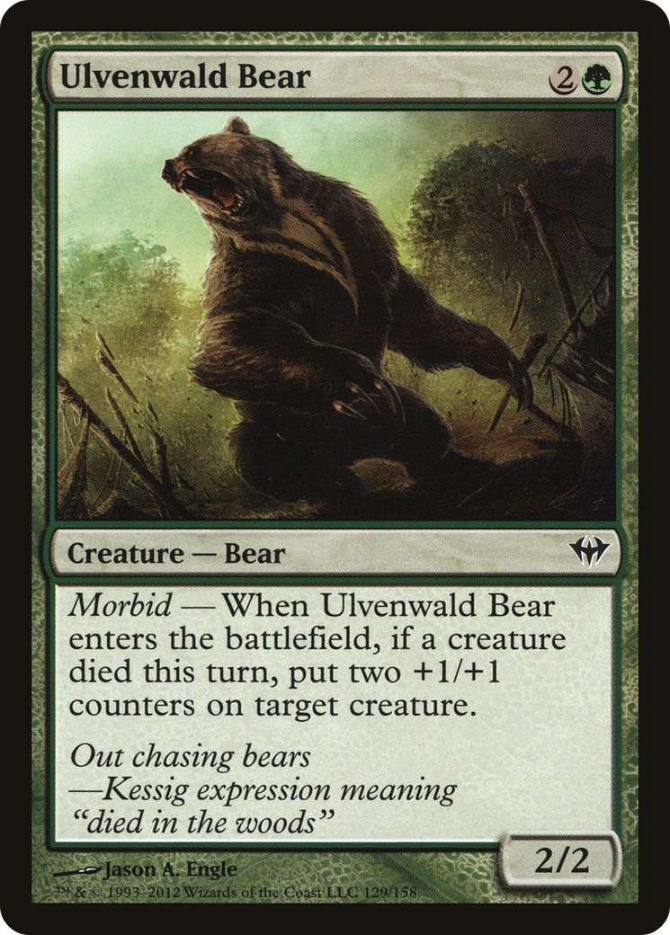Ulvenwald Bear (DKA-129) (Foil)