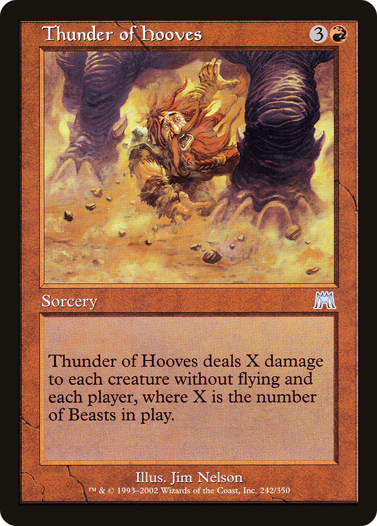 Thunder of Hooves (ONS-242) (Foil)