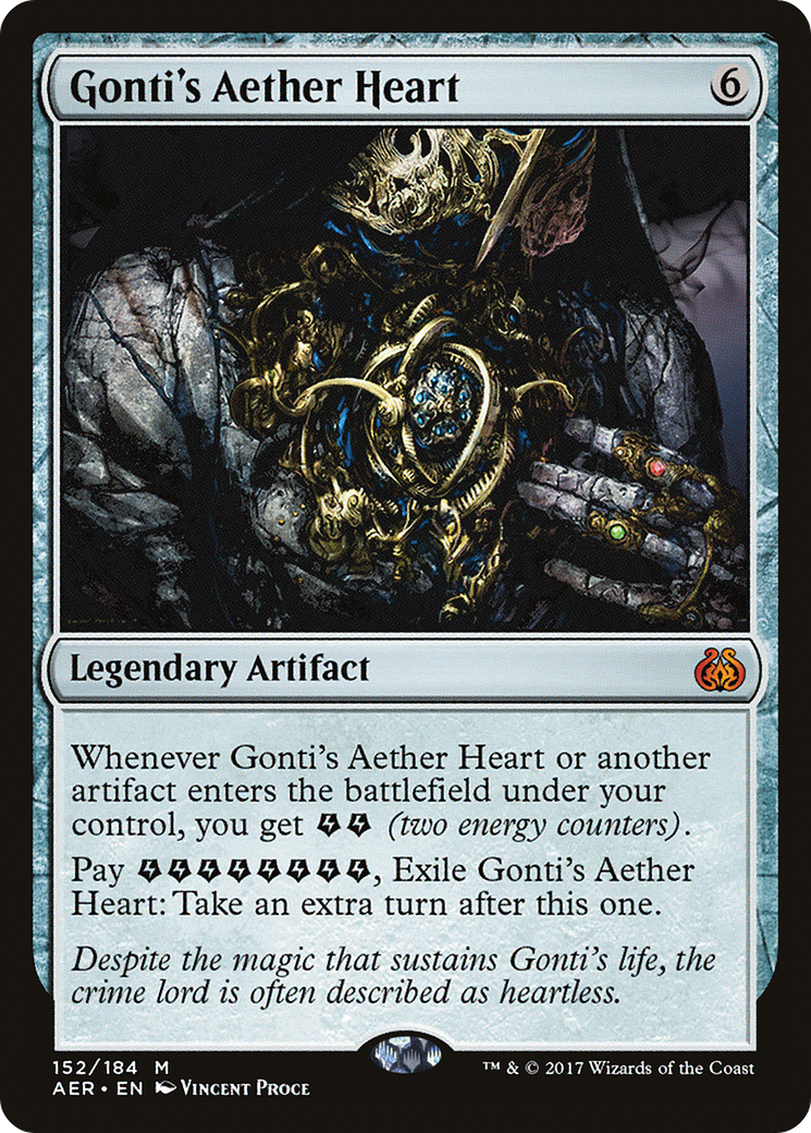 Gonti's Aether Heart (AER-152) (Foil)