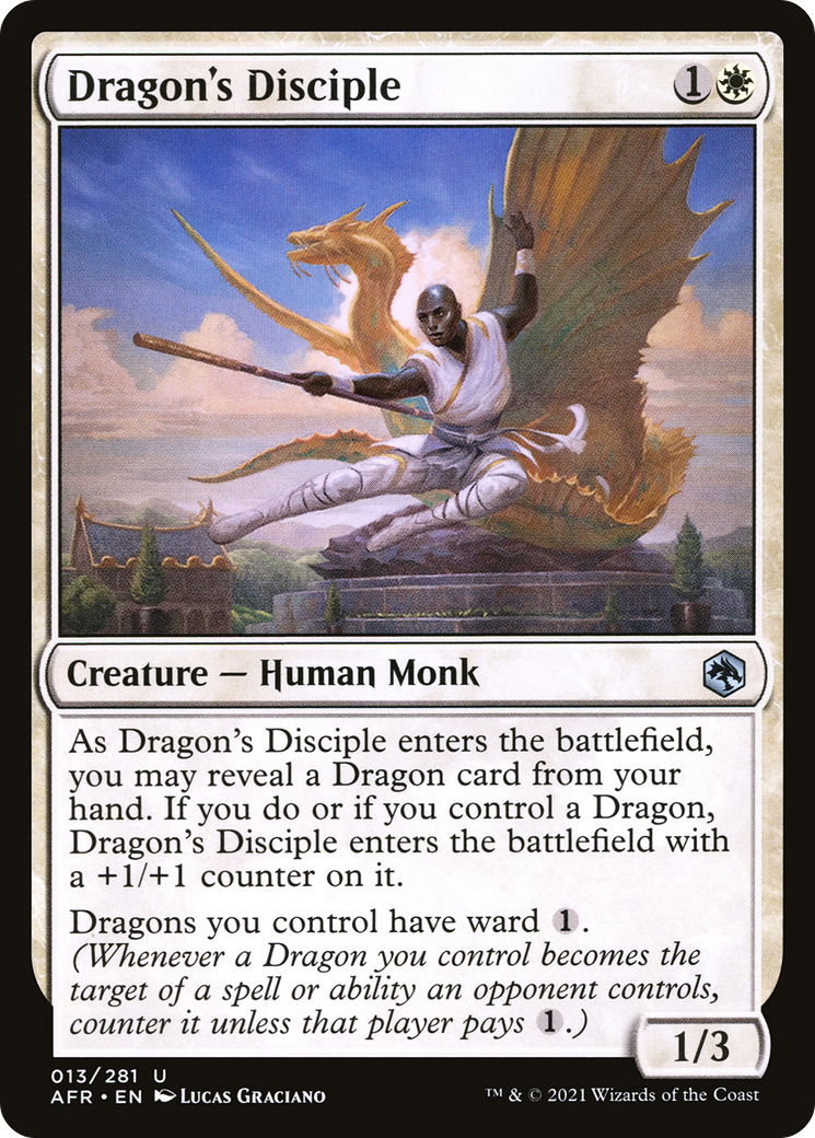 Dragon's Disciple (AFR-013) (Foil)