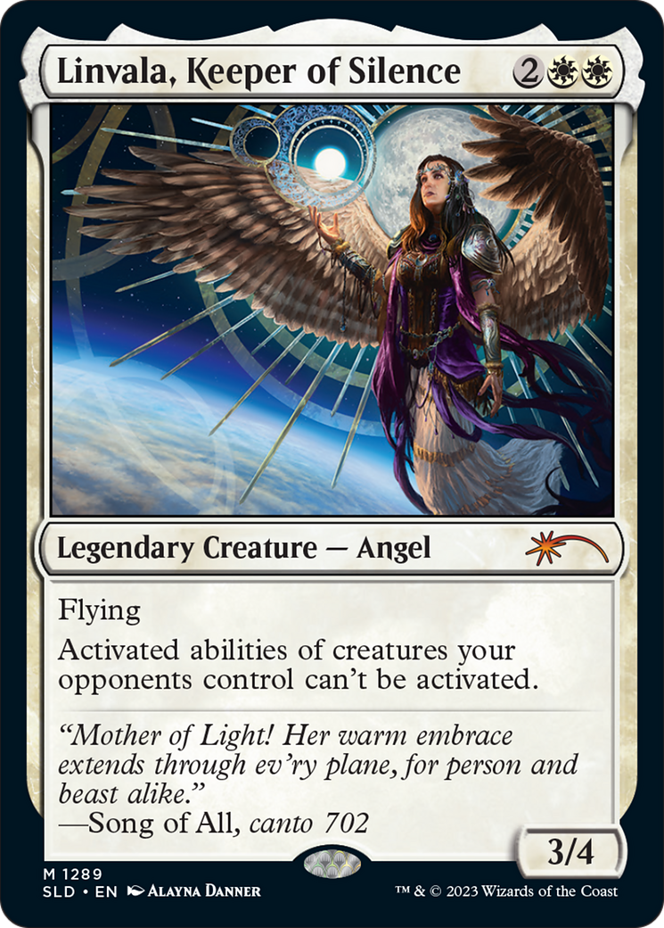 Linvala, Keeper of Silence (SLD-1289) (Foil)
