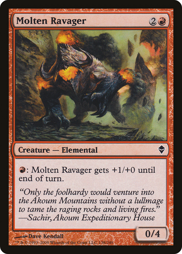 Molten Ravager (ZEN-138) (Foil)