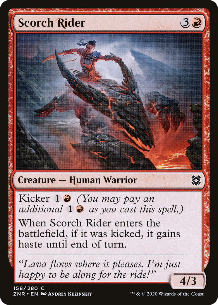 Scorch Rider (ZNR-158) (Foil)