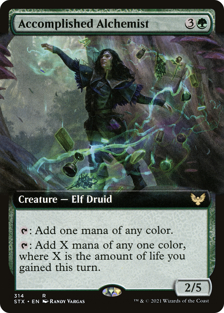 Accomplished Alchemist (STX-314) (Extended Art) (Foil)
