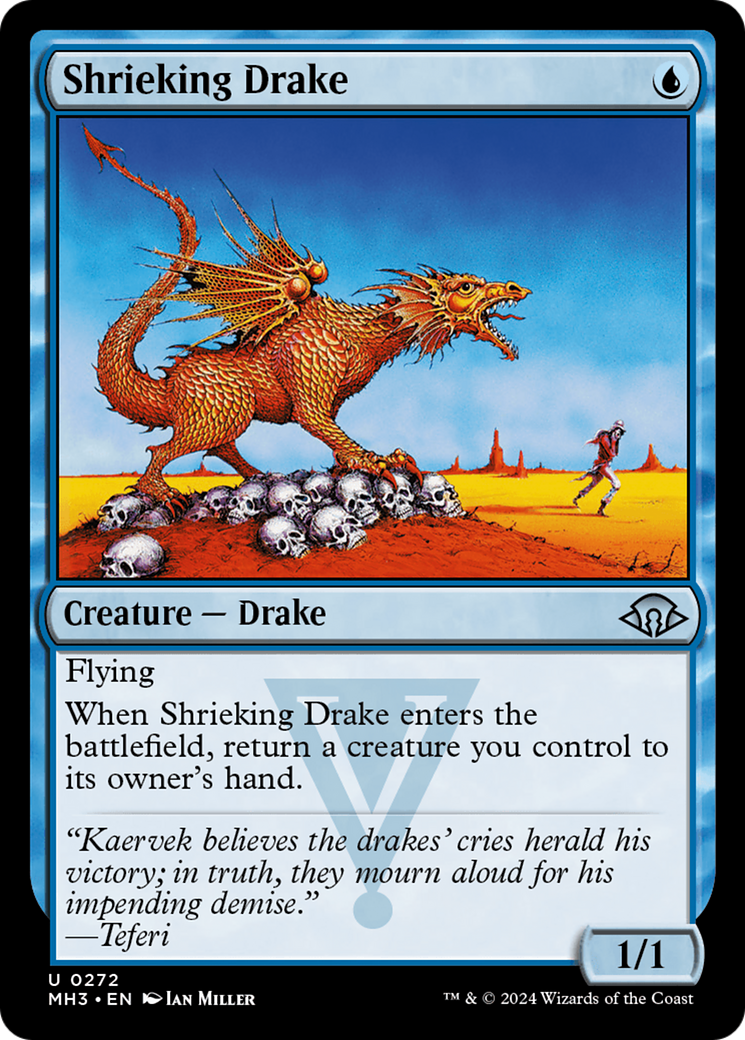 Shrieking Drake (MH3-272) (Foil)