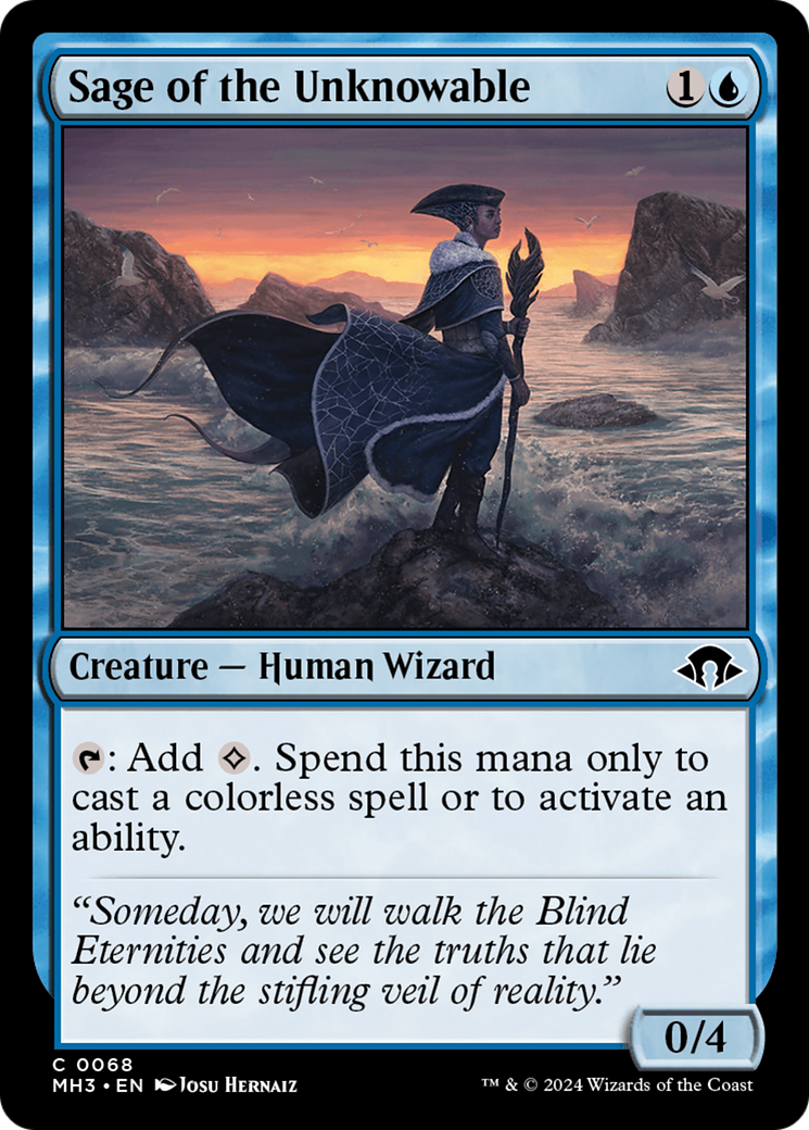 Sage of the Unknowable (MH3-068) (Foil)