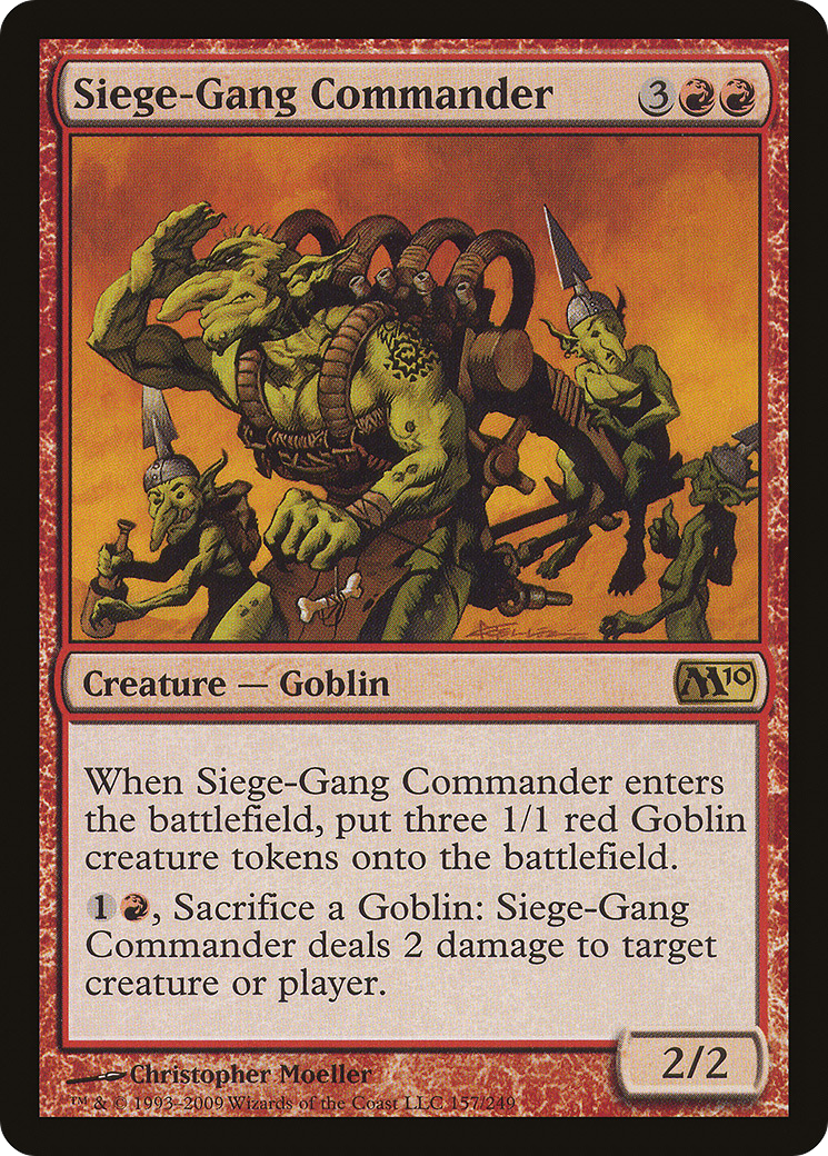Siege-Gang Commander (M10-157) (Foil)
