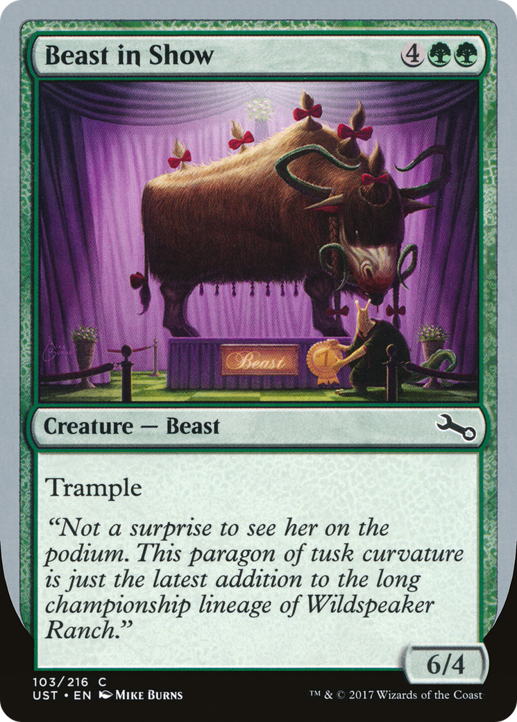 Beast in Show (UST-103D)