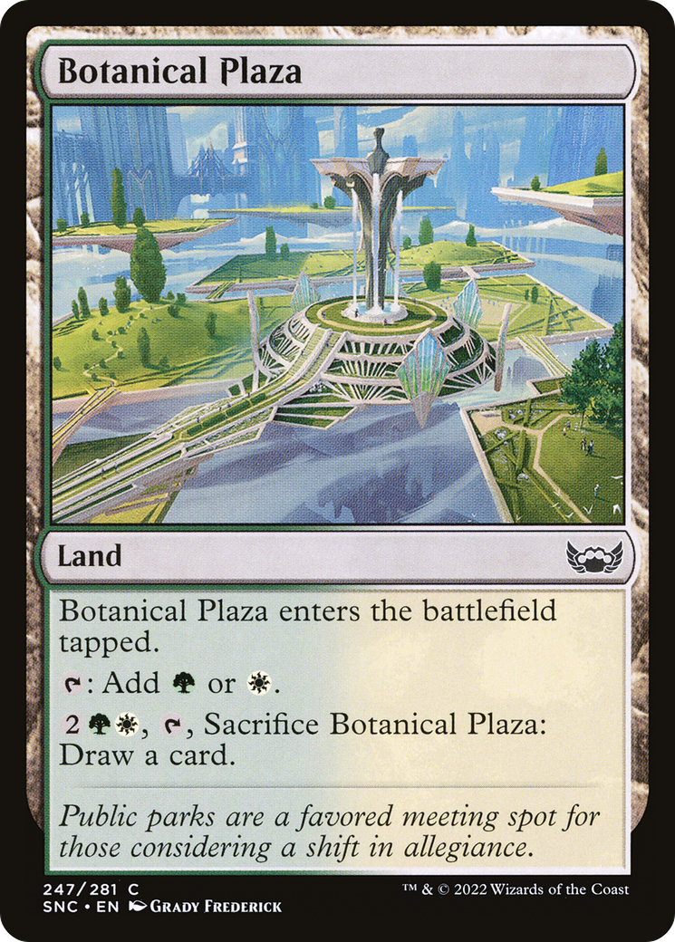 Botanical Plaza (SNC-247) (Foil)