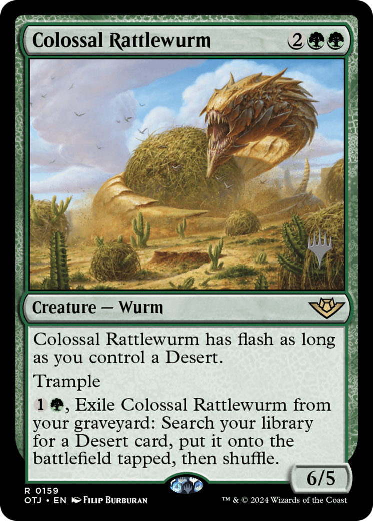 Colossal Rattlewurm (PPOTJ-159P) (Foil)