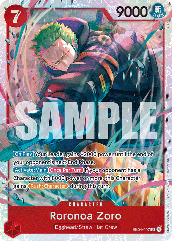 Roronoa Zoro (EB04-007) (EB04-007) (Foil)
