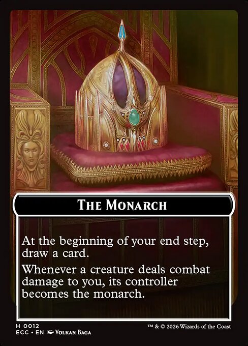 Saproling // The Monarch Double-Sided Token (ECC-7 // 12)