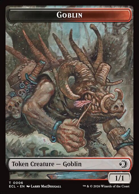Faerie // Goblin Double-Sided Token (ECL-5 // 6)