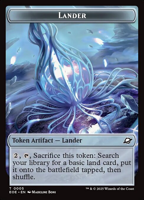 Drone // Lander (0005) Double-Sided Token (EOE-3 // 5)