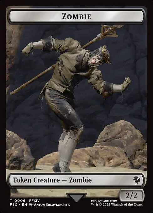 Moogle // Zombie Double-Sided Token (FIC-11 // 6)