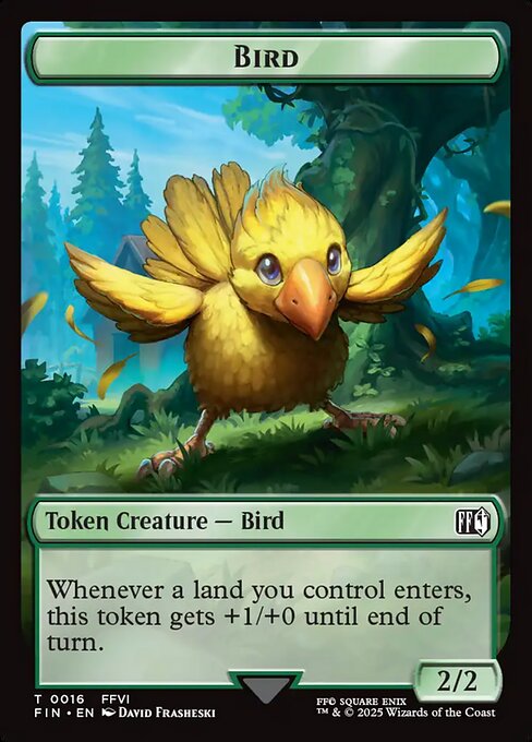 Hero (0006) // Bird (0016) Double-Sided Token (FIN-6 // 16)
