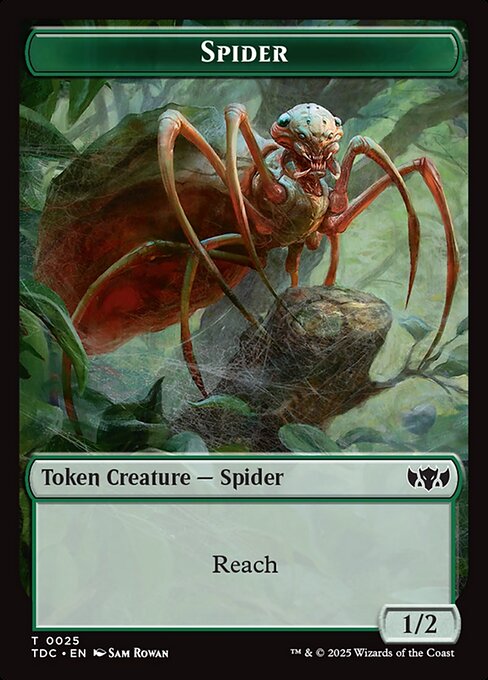 Wall // Spider Double-Sided Token (TDC-7 // 25)
