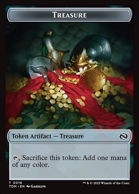 Beast // Treasure Double-Sided Token (TDC-20 // 16)
