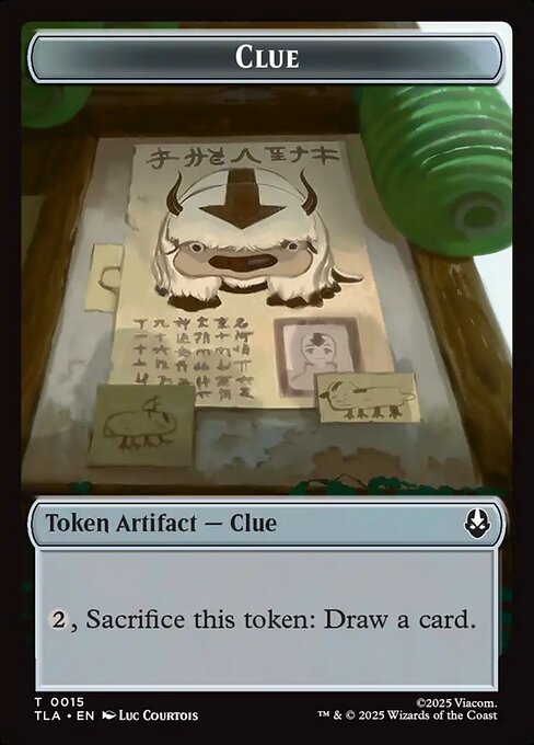 Ally (0004) // Clue (0015) Double-Sided Token (TLA-4 // 15)