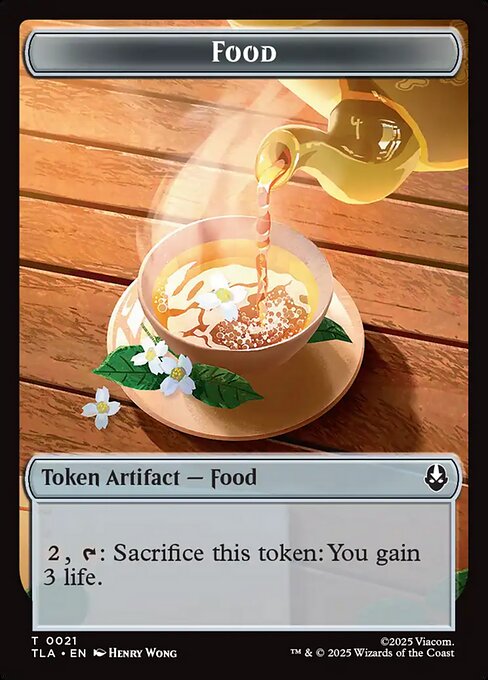 Monk // Food (0021) Double-Sided Token (TLA-10 // 21)