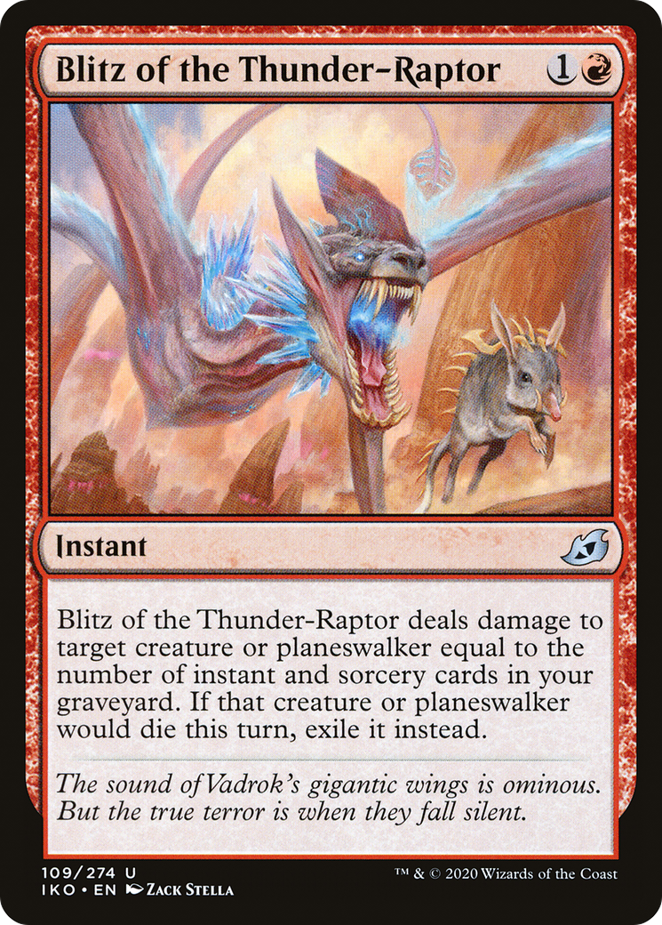 Blitz of the Thunder-Raptor (IKO-109)