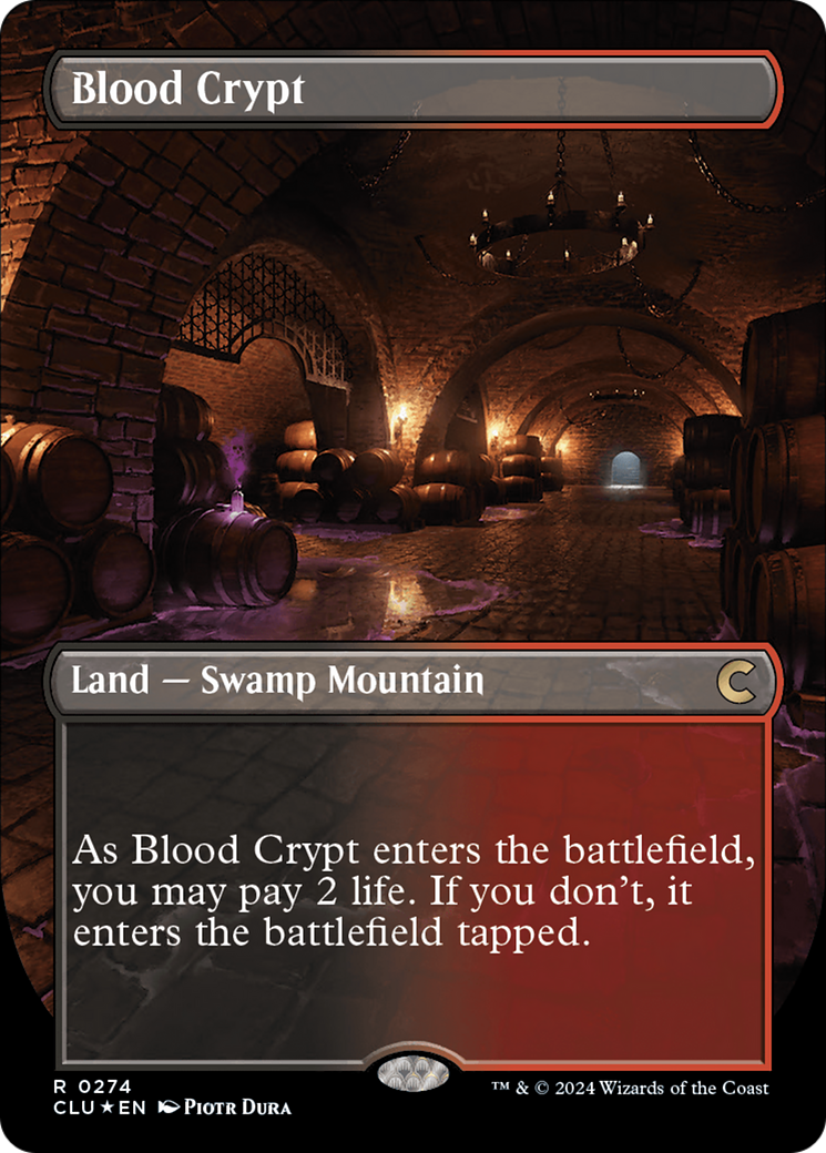 Blood Crypt (CLU-274) (Borderless) (Foil)