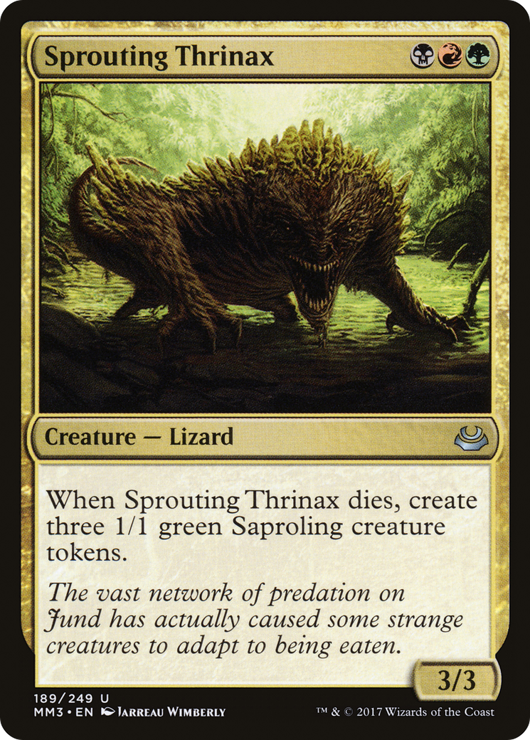 Sprouting Thrinax (MM3-189) (Foil)