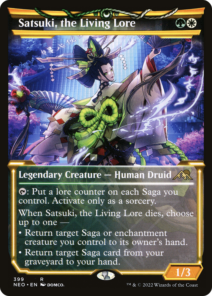 Satsuki, the Living Lore (NEO-399) (Showcase) (Foil)