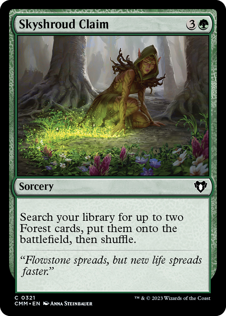 Skyshroud Claim (CMM-321) (Foil)