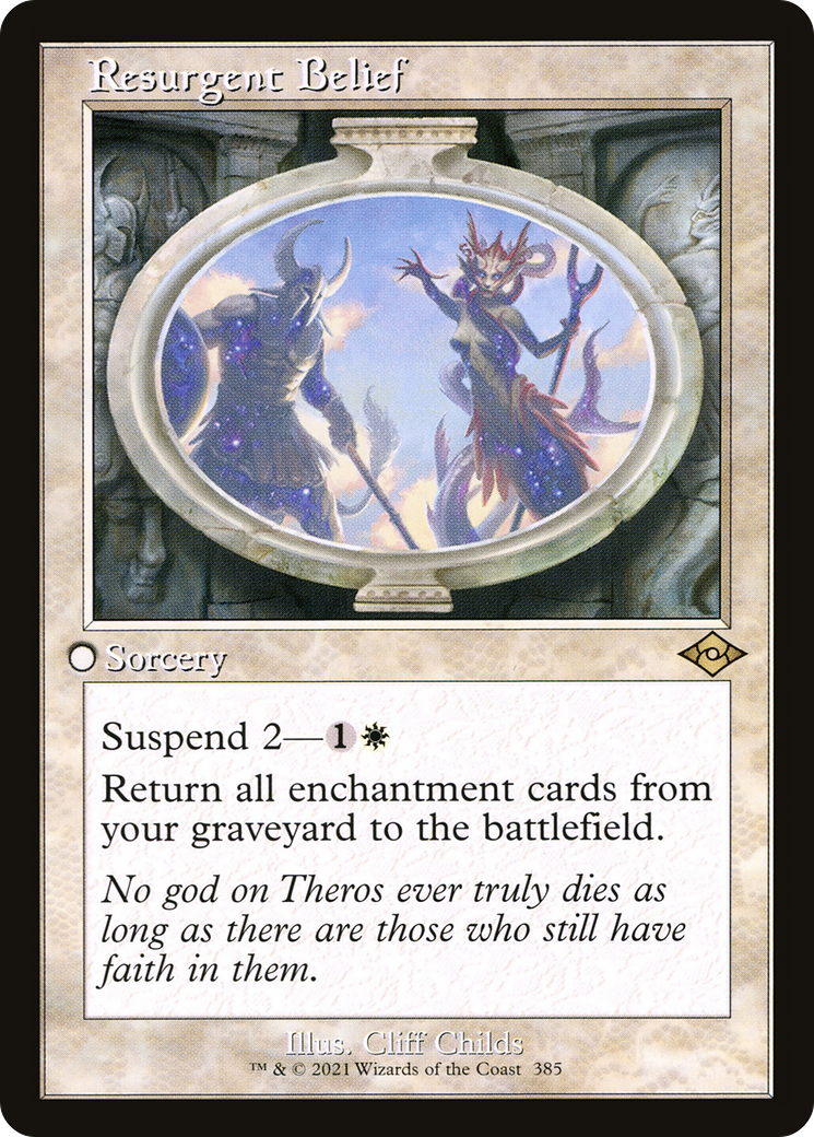 Resurgent Belief (MH2-385) (Etched Foil)