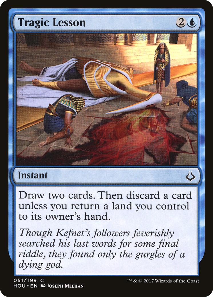 Tragic Lesson (HOU-051) (Foil)