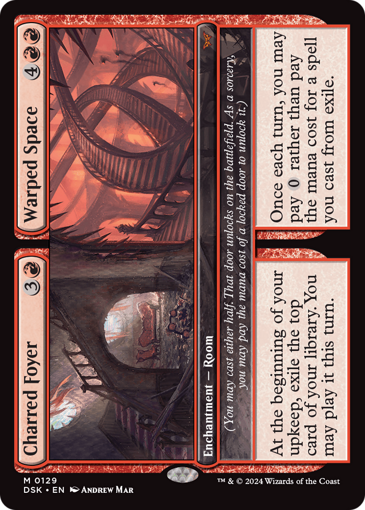Charred Foyer // Warped Space (DSK-129) (Foil)