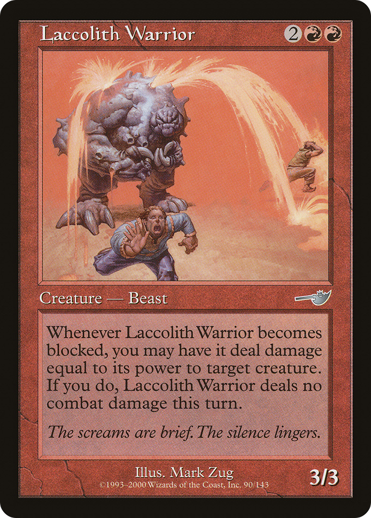 Laccolith Warrior (NMS-090) (Foil)