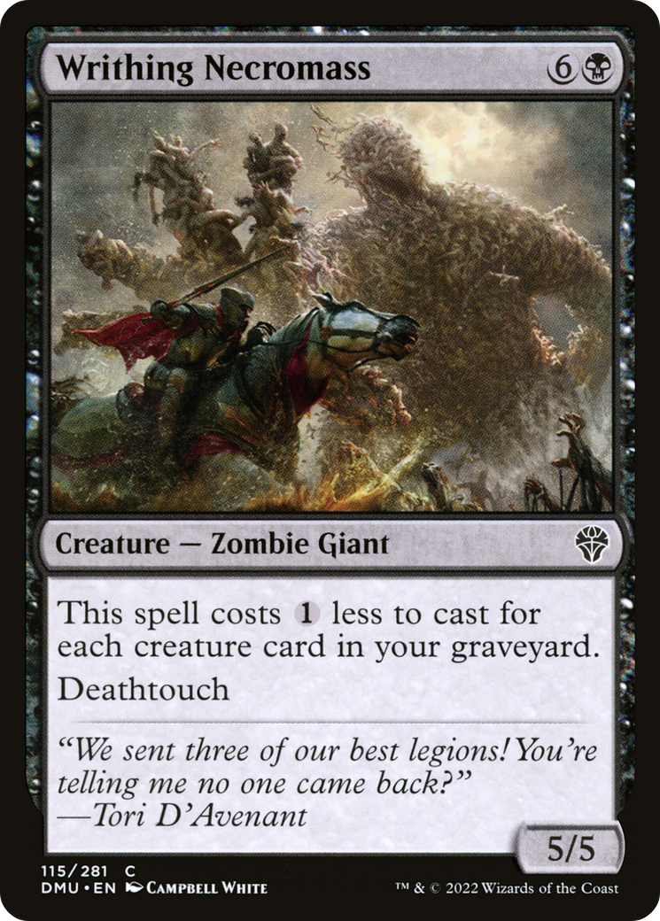 Writhing Necromass (DMU-115) (Foil)