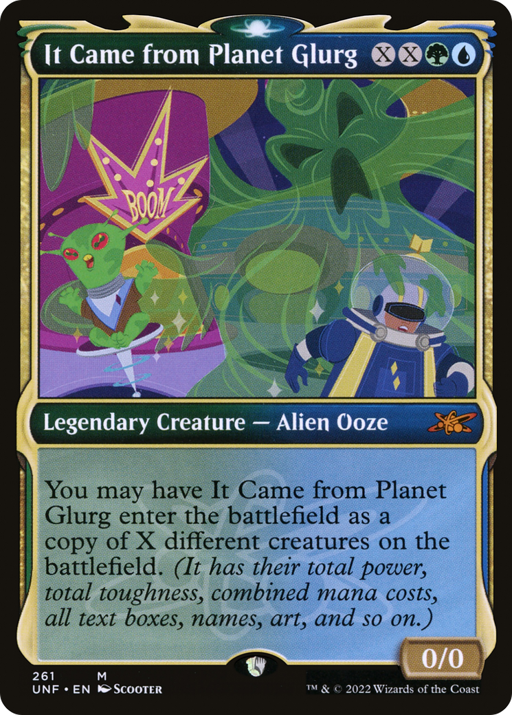 It Came from Planet Glurg (UNF-261) (Showcase) (Foil)