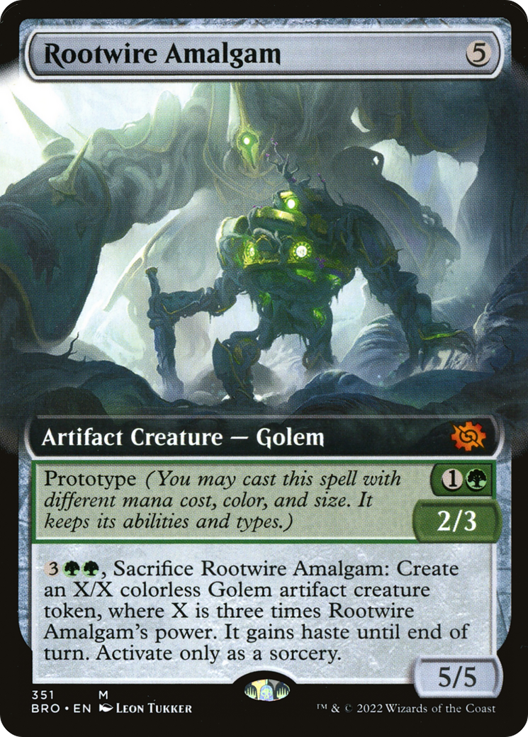 Rootwire Amalgam (BRO-351) (Extended Art) (Foil)