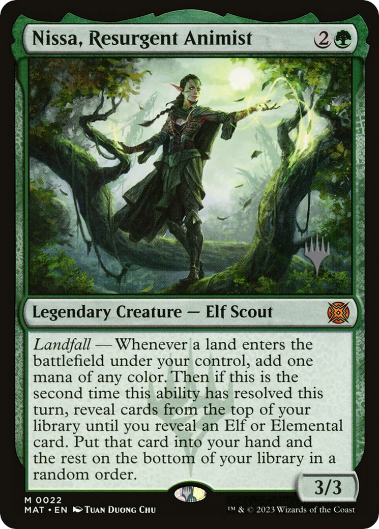 Nissa, Resurgent Animist (PPMKM-22P) (Foil)
